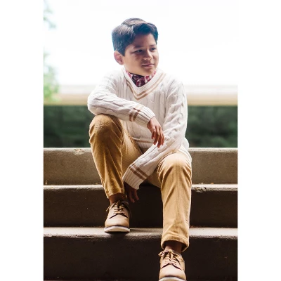 Hope & Henry Boys' Long Sleeve V-Neck Cricket Sweater, Infant 6 Hope & Henry Boys' Long Sleeve V-Neck Cricket Sweater, Infant - Image 4