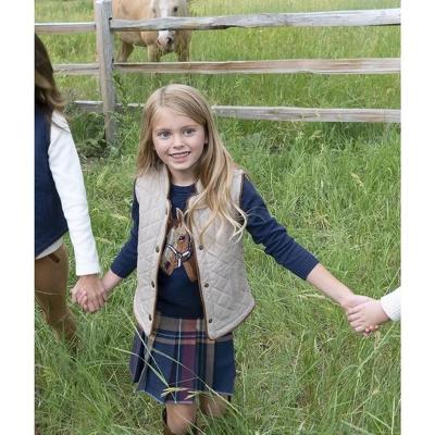 Hope & Henry Girls' Horse Intarsia Pullover Sweater, Infant 7 Hope & Henry Girls' Horse Intarsia Pullover Sweater, Infant - Image 5