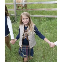 Hope & Henry Girls' Pleated Skirt With Buckle Detail, Infant -Hope & Henry Sales GUEST e890bcab 7891 41ae 865a a06567435628