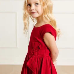 Hope & Henry Girls' Cap Sleeve Party Dress With Bow Sash, Infant -Hope & Henry Sales GUEST ea3c2bfe 99ab 4195 a3b7 06be2b5f71e0