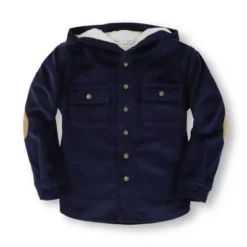 Hope & Henry Boys' Hooded Button Down Shirt Jacket, Infant -Hope & Henry Sales GUEST f1c3b765 f8e8 4558 9087 684af83bafa4