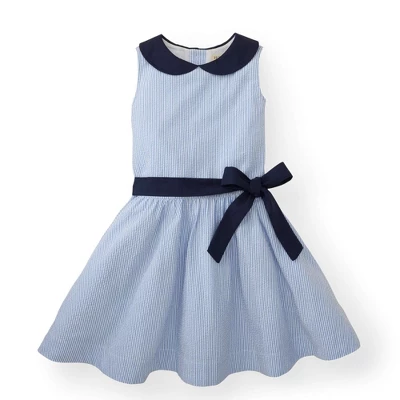 Hope & Henry Girls' Seersucker Peter Pan Collar Dress, Infant 9 Hope & Henry Girls' Seersucker Peter Pan Collar Dress, Infant - Image 7