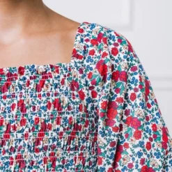 Hope & Henry Girls' Short Bubble Sleeve Smocked Dress, Kids -Hope & Henry Sales GUEST f53cf446 3f99 46a2 9bcb 04af25fa5f30