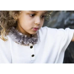 Hope & Henry Girls' Sweater Cape With Trim, Kids -Hope & Henry Sales GUEST f725d0a5 5b9c 480b b7e2 f0028335bd19