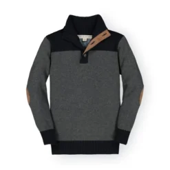 Hope & Henry Boys' Contrast Sweater With Elbow Patches, Infant -Hope & Henry Sales GUEST f808727e 086c 4753 9877 c09b32c6e677