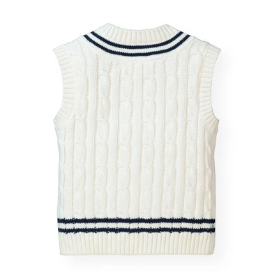 Hope & Henry Boys' V-Neck Cable Sweater Vest, Infant 4 Hope & Henry Boys' V-Neck Cable Sweater Vest, Infant - Image 2