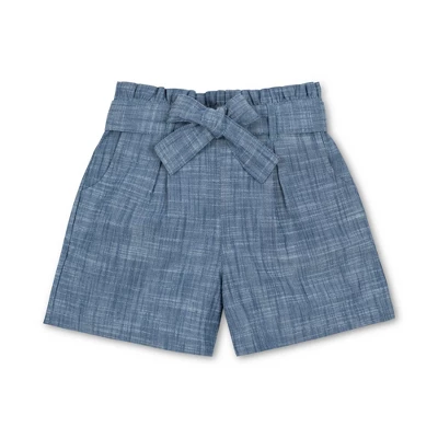 Hope & Henry Girls' Organic Cotton Pull-On Cinched Waist Woven Short, Infant 7 Hope & Henry Girls' Organic Cotton Pull-On Cinched Waist Woven Short, Infant - Image 5