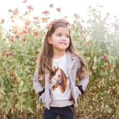 Hope & Henry Girls' Dressy Fleece Riding Blazer, Toddler -Hope & Henry Sales GUEST fd583f92 53e3 44c4 9a91 53c00e50fc69