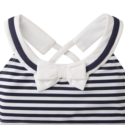 Hope & Henry Girls' Sailor Bikini Swim Set, Kids 3 Hope & Henry Girls' Sailor Bikini Swim Set, Kids