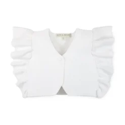 Hope & Henry Girls' Ruffle Sleeve Sweater Vest, Infant -Hope & Henry Sales GUEST feb6c4c1 e234 4dce 8124 aad84e9fdb6c